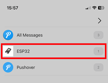 ESP32 Notification Pushover App