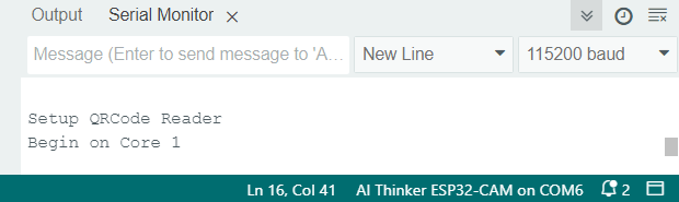 ESP32-CAM QR Code Scanner Reader Example Arduino IDE Start ok