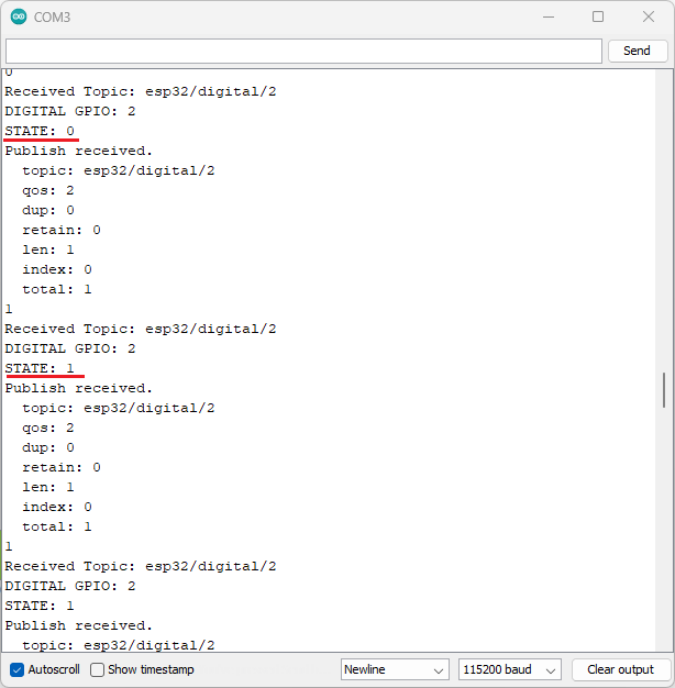 Demonstration big timer Node-RED ESP32 Arduino IDE