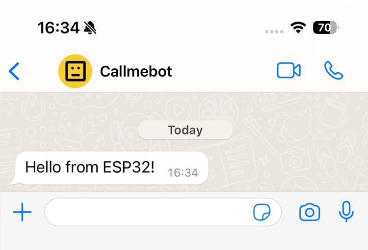 ESP32 Send Test Message to WhatsApp Remotely LILYGO T-SIM7000G