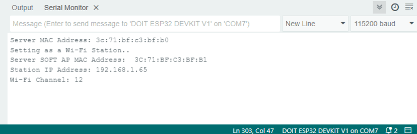 ESP32 Server ESP-NOW Protocol Autopairing Arduino IDE Serial Demonstration