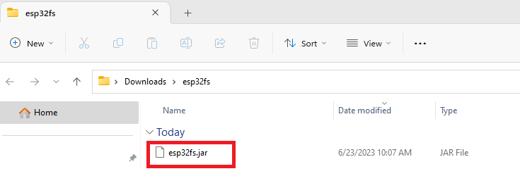 esp32fs file downloaded