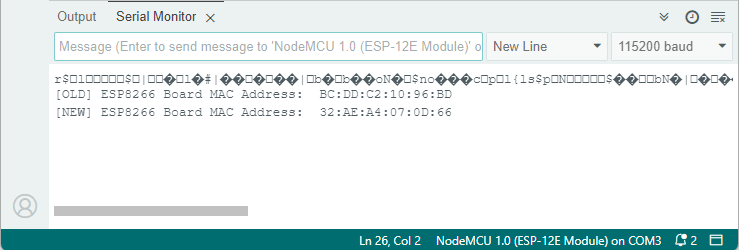 Change and Set ESP8266 MAC Address with Arduino IDE