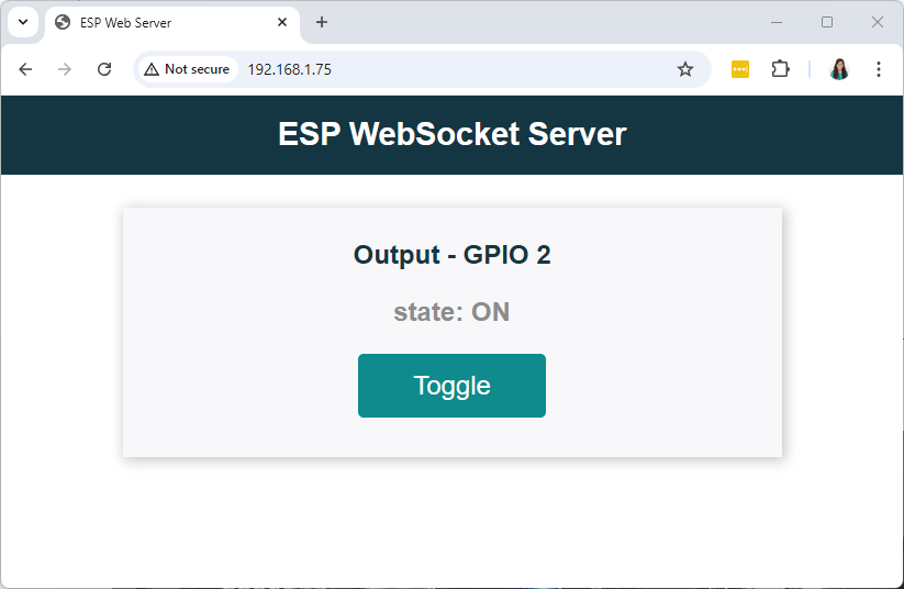 ESP8266 Websocket server - control outputs