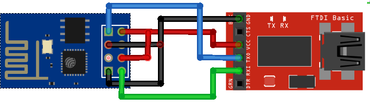 ESP-01 FTDI programmer