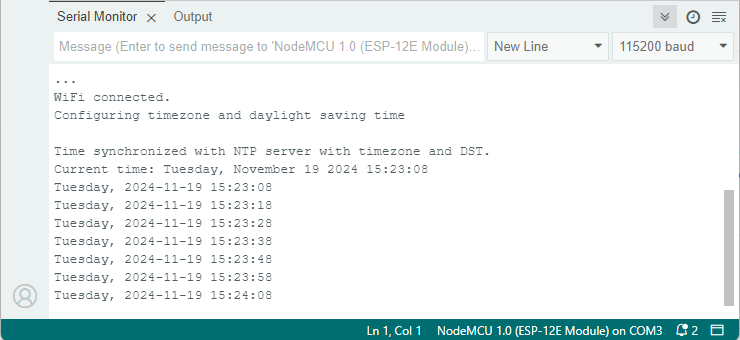 ESP8266 with RTC module adjust timezone and DST