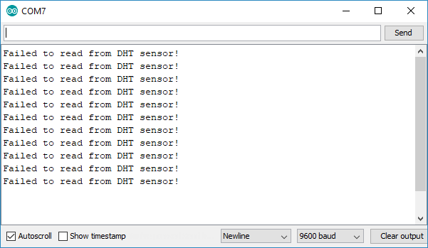 Solved Troubleshooting DHT11 DHT22 AM2302 AM2301 Failed to read from DHT sensor! or Nan