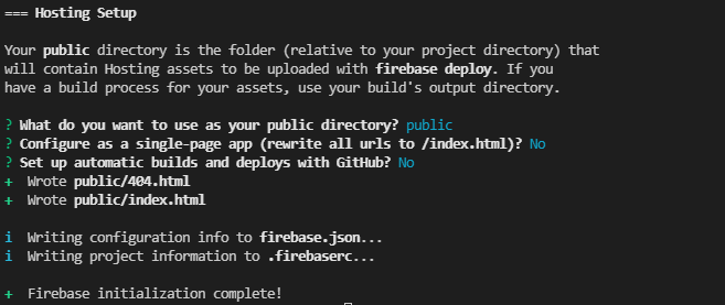 Firebase initialization complete