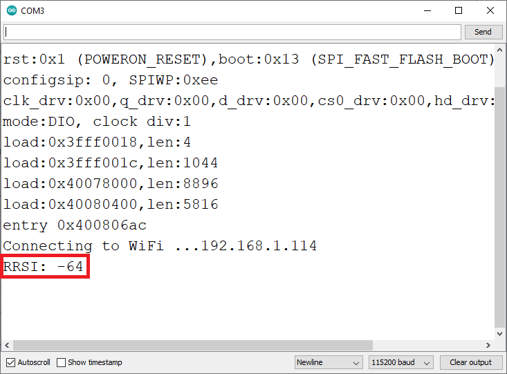 Get ESP32 Wi-Fi Connection Strength