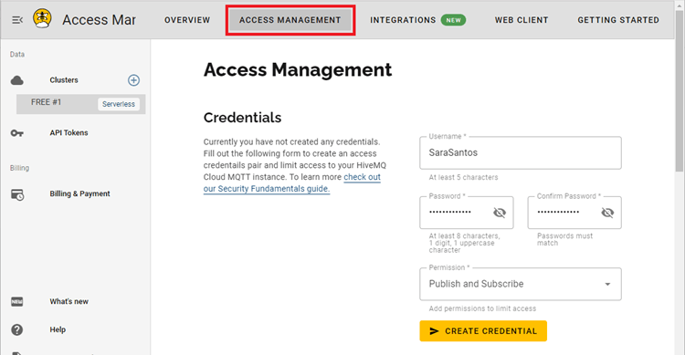 HiveMQ Access Management