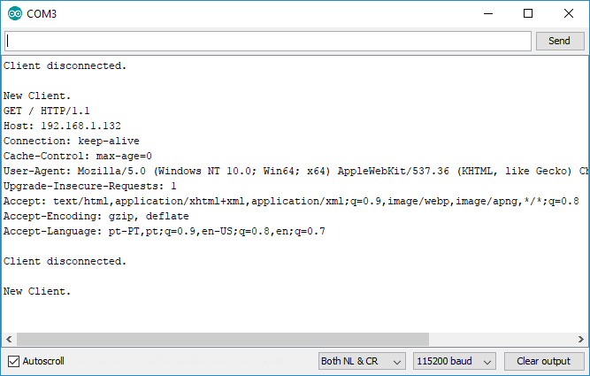 ESP8266 NodeMCU Web Server LED Control GPIOs Serial Monitor Arduino IDE IP Address