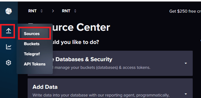 InfluxDB Cloud Sources