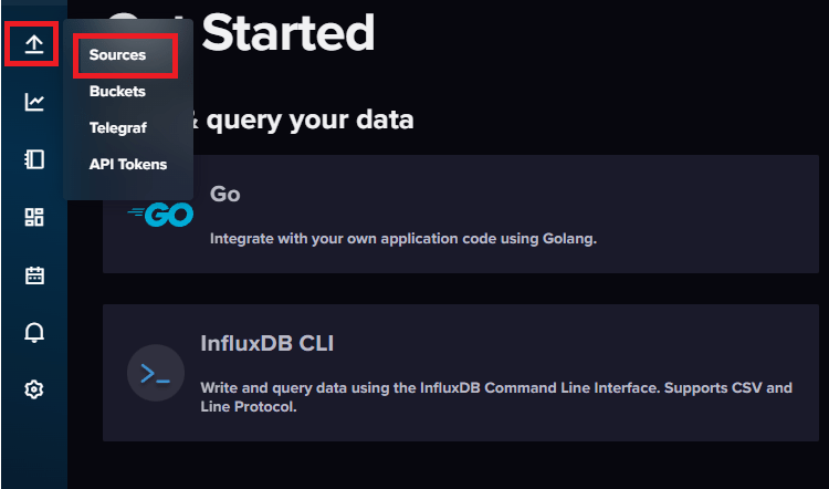 InfluxDB Load Dara Sources