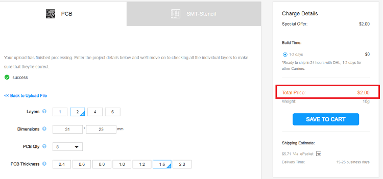 Auto Power Off Latching Power Circuit How to Order PCBs final price