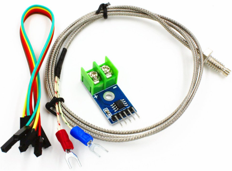 K-Type thermocouple with MAX6675 Amplifier