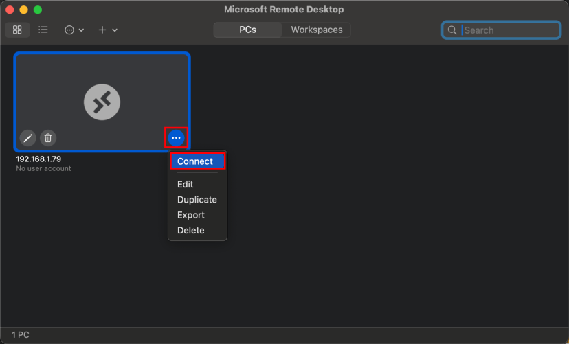 Microsoft Remote Desktop software connect to Raspberry Pi
