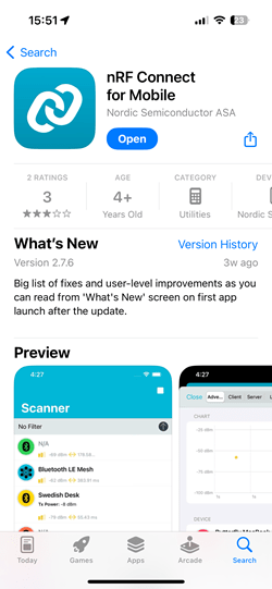 nRF Connect for Mobile