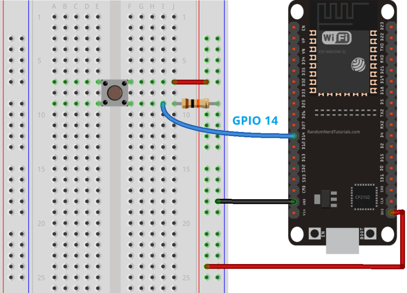 ESP32 pushbutton external wake up micropython ext0