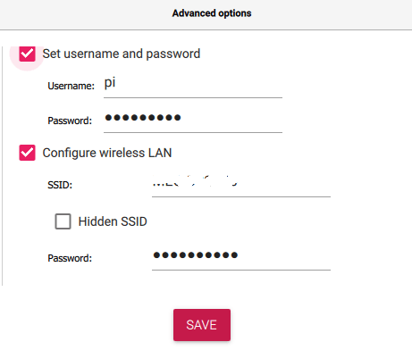 Raspberry Pi Advanced Settings