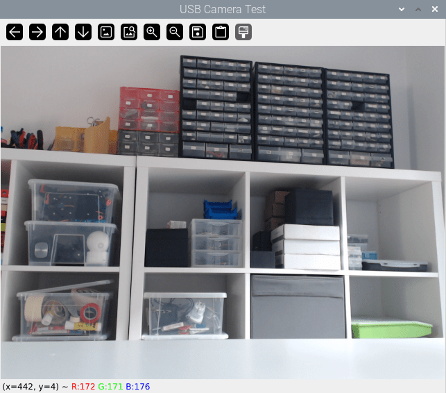 Raspberry Pi OpenCV test USB camera webcam