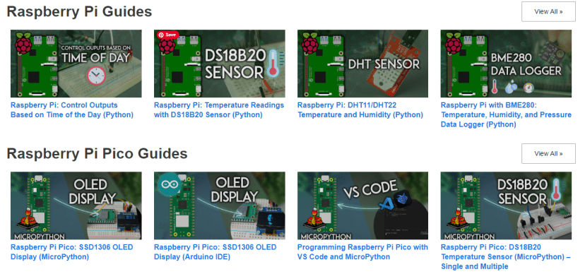 Raspberry Pi and Raspberry Pi Pico Guides