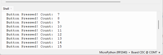 RPi Pico Pushbutton Debounce with Timer