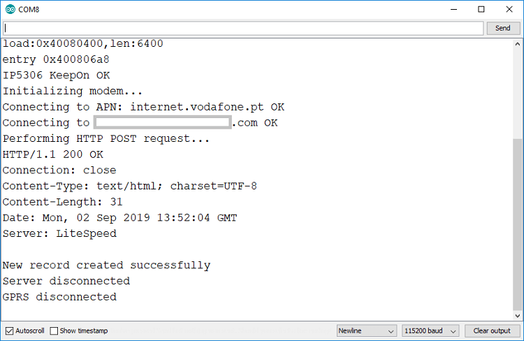 ESP32 SIM800L connect to the internet using SIM card data plan demonstration
