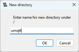 Thonny IDE cerating umqtt folder