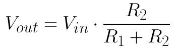 voltage divider formula