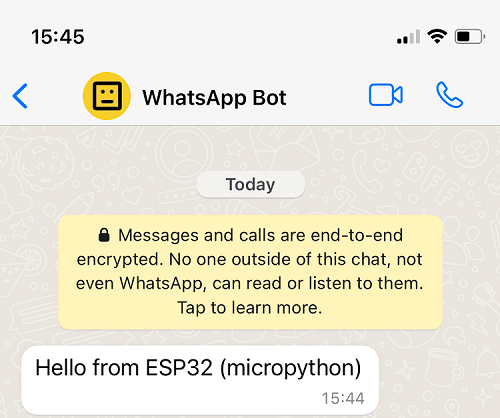 MicroPython Send Messages to WhatsApp with the ESP32 ESP826 NodeMCU Demonstration Testing